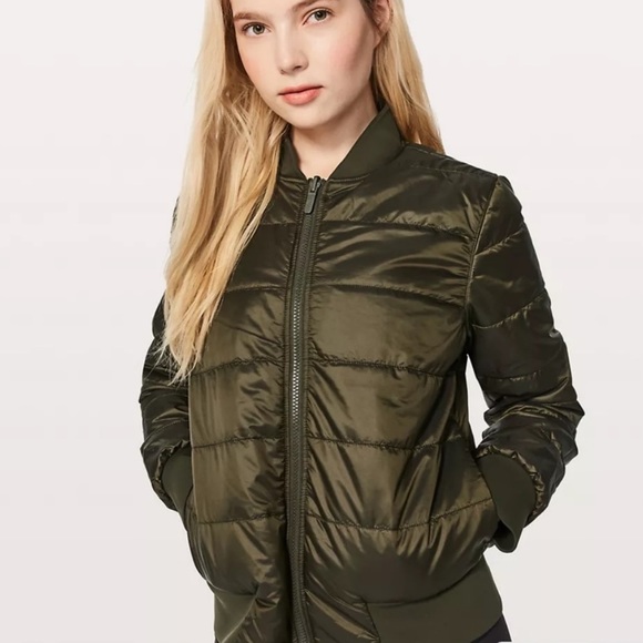 Lululemon non-stop bomber jacket size 6 - Picture 1 of 3